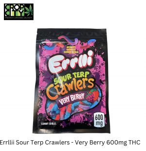 Errlli Sour Terp Crawlers - Very Berry - 600mg THC