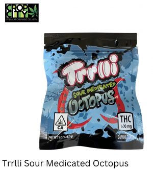 Trrlli Sour Medicated Octopus - 600mg THC